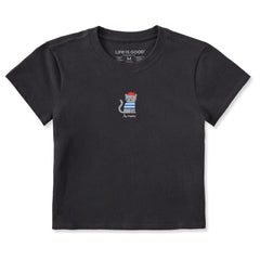 Women's Le Meow Crusher-LITE Shrunken Tee