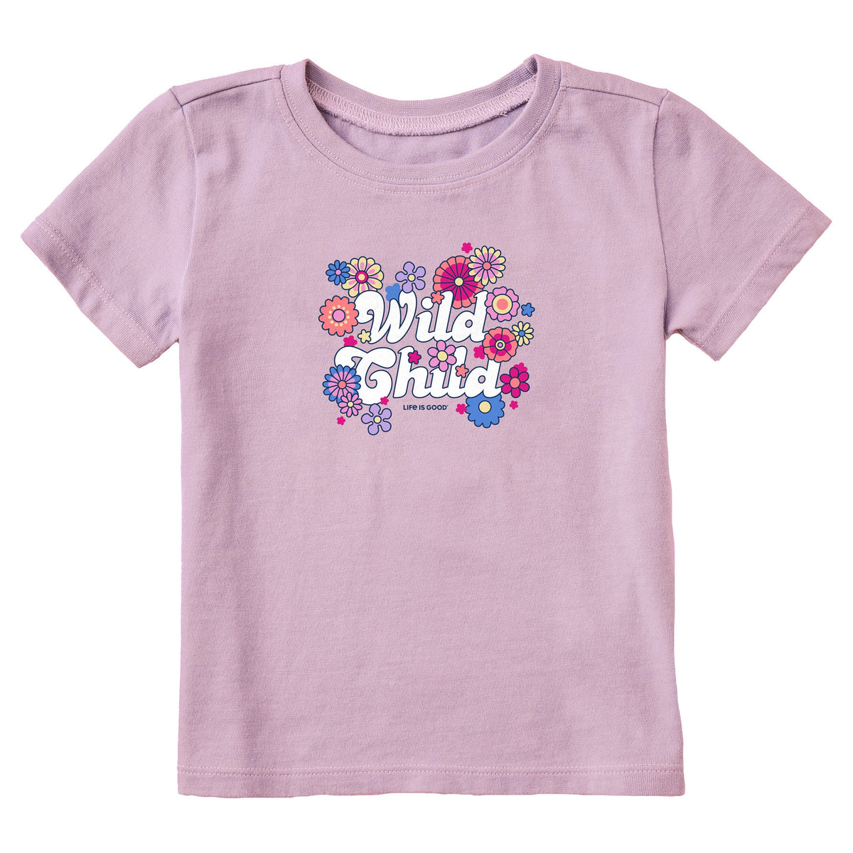 Toddler Hippy Wild Child Short Sleeve Crusher Tee