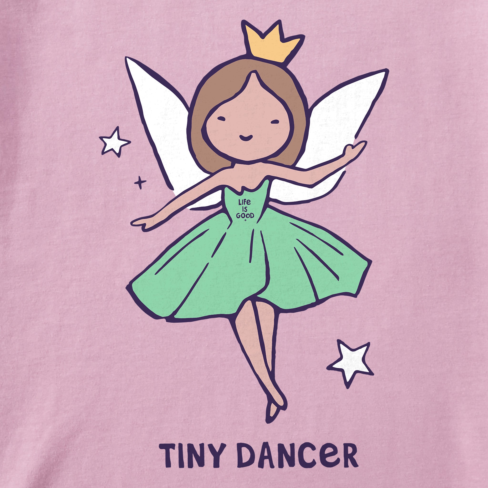 Toddler Tiny Dancer Short Sleeve Crusher Tee