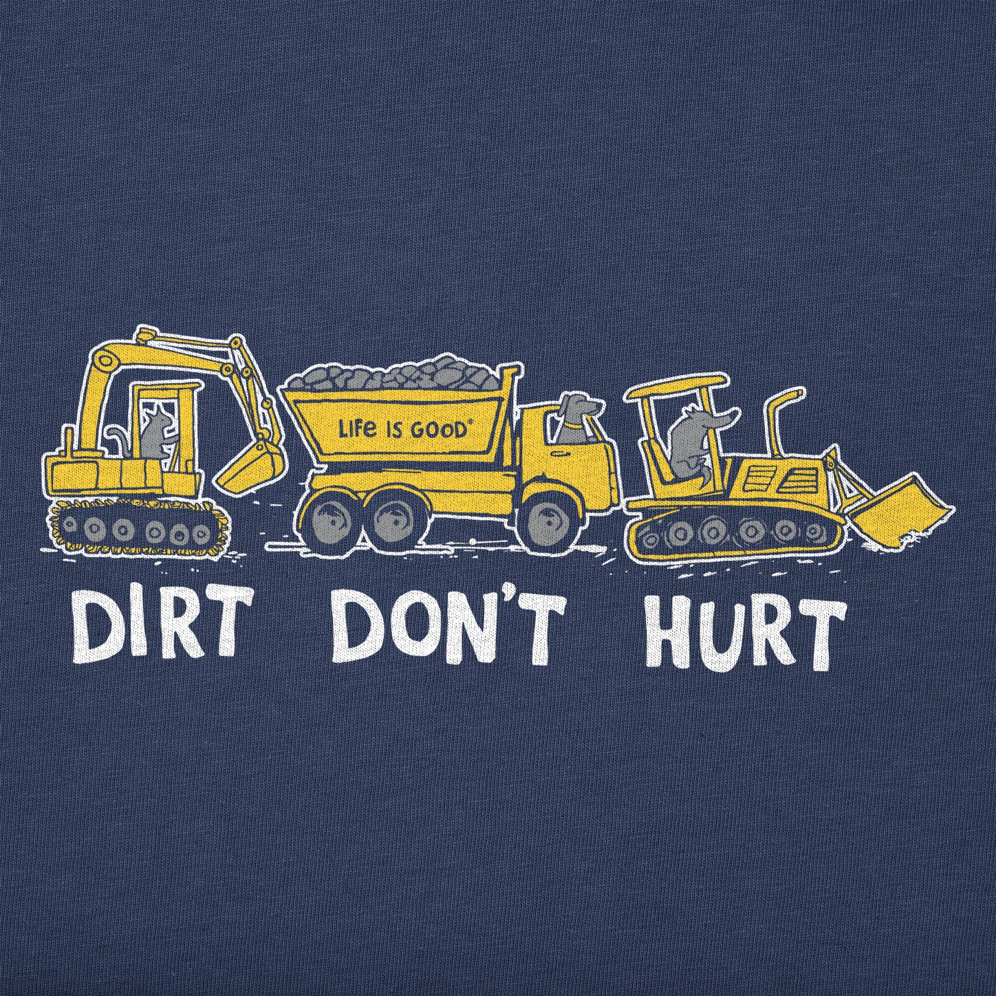 Toddler Dirt Dont Hurt Short Sleeve Crusher Tee