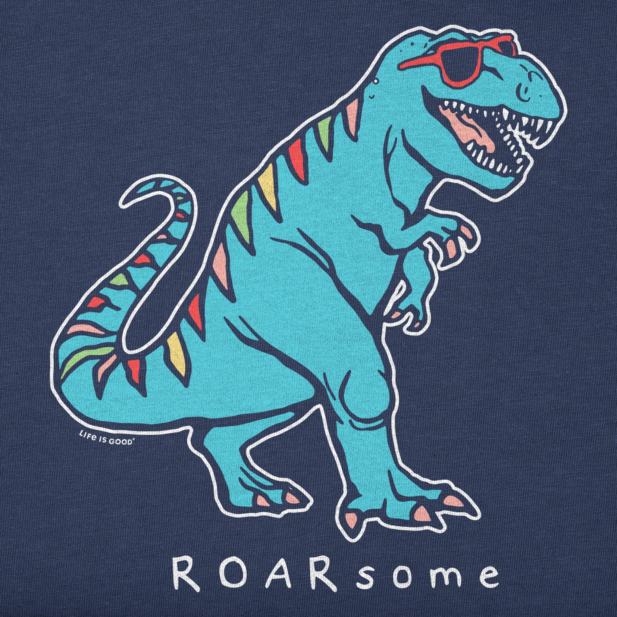 Toddler Rad Roarsome Dino Short Sleeve Crusher Tee