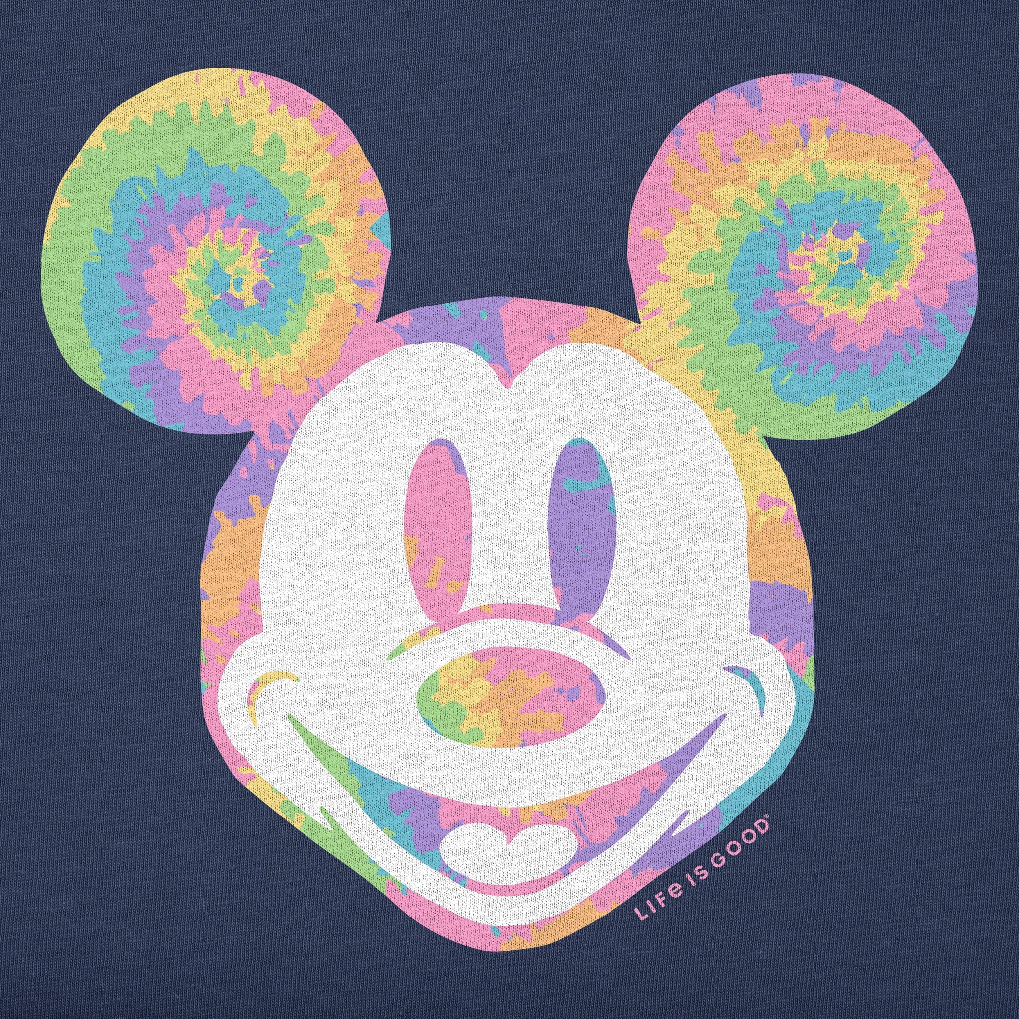 Kids Tie Dye Willie Short Sleeve Crusher Tee