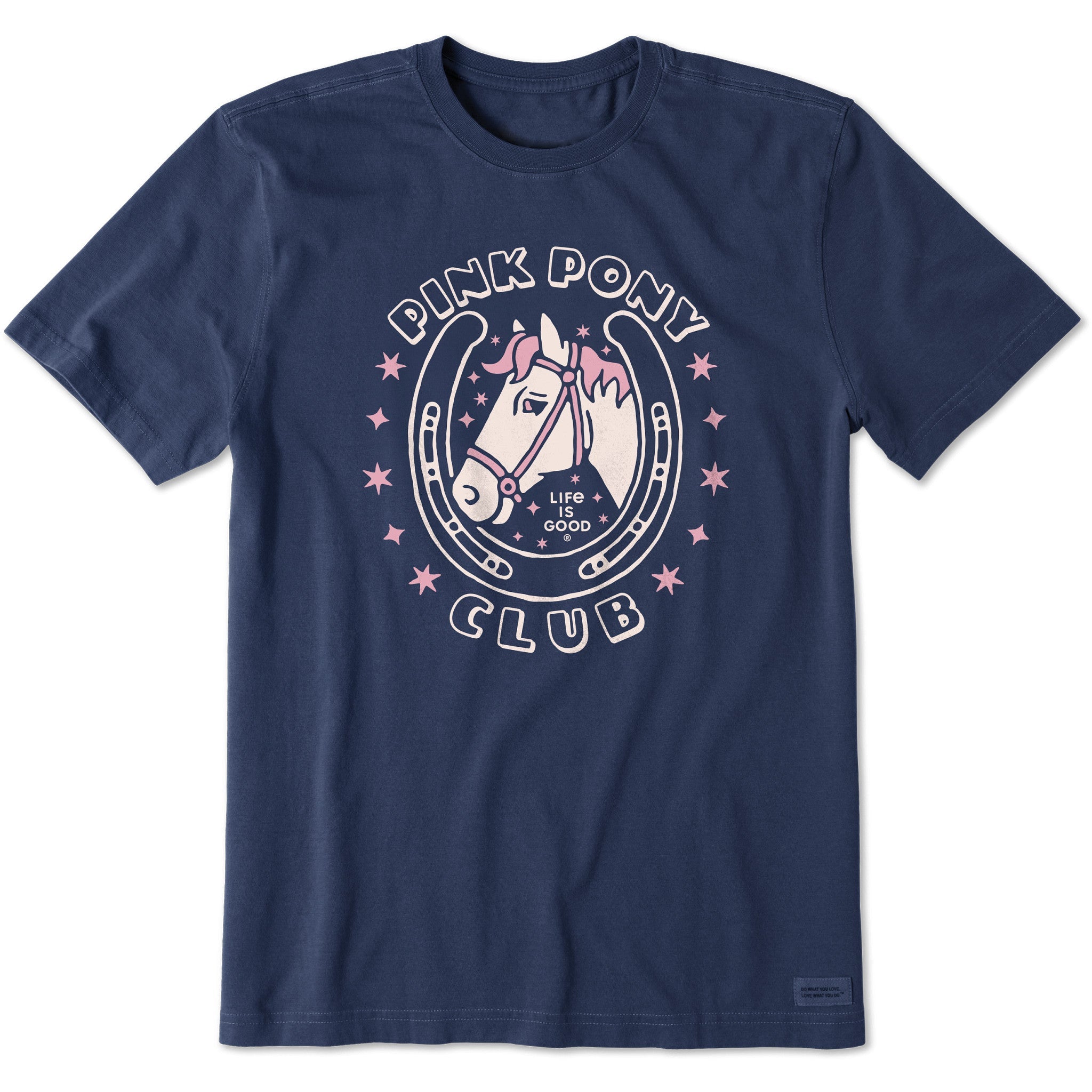 Men's Pink Pony Club Short Sleeve Crusher Tee