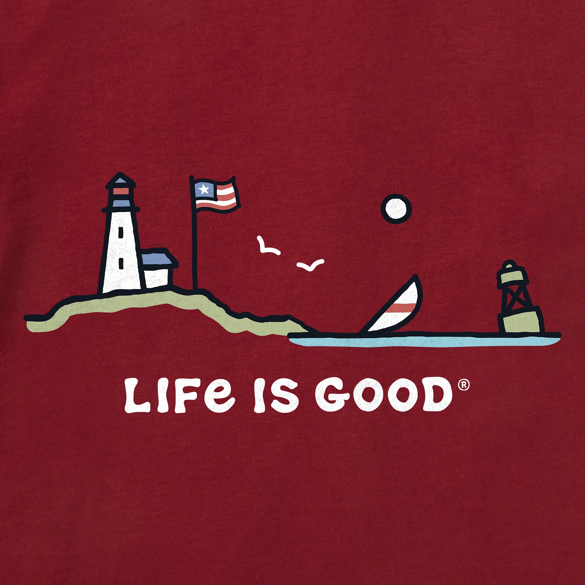 Men's Flag Ocean Vista Short Sleeve Tee
