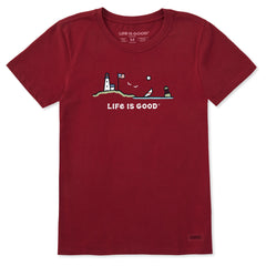 Women's Flag Ocean Vista Short Sleeve Crusher Tee