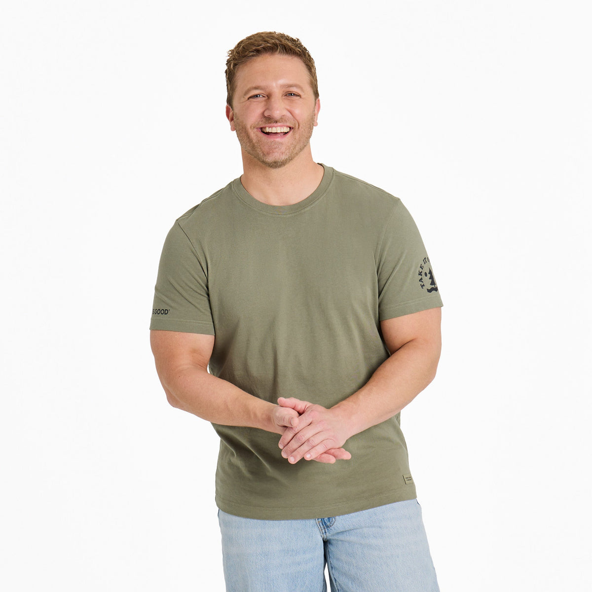 Men's Take it Outside LIG Short Sleeve Crusher Tee