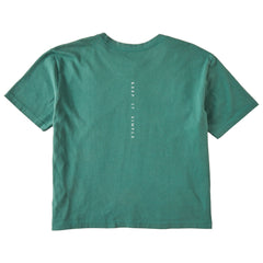 Women's Keep It Simple Little Flower Short Sleeve Crusher Boxy Tee