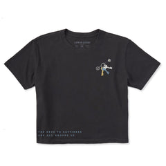 Women's Keys Are All Around Us Short Sleeve Crusher Boxy Tee