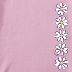 Women's Daisy Vertical Chain Short Sleeve Crusher Tee