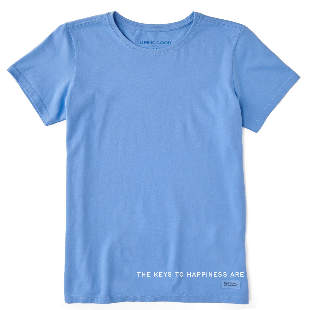 Women's Keys to Happiness Wrap Short Sleeve Crusher Tee