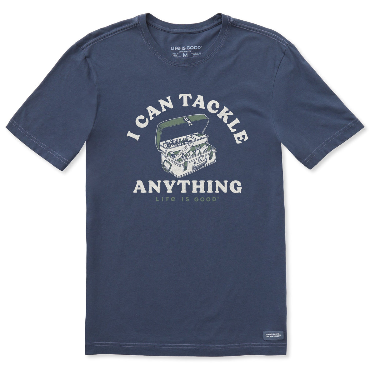 Men's I Can Tackle Anything Short Sleeve Crusher-LITE Slim Fit Tee