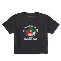 Women's For Those About to Wok Short Sleeve Crusher Boxy Tee