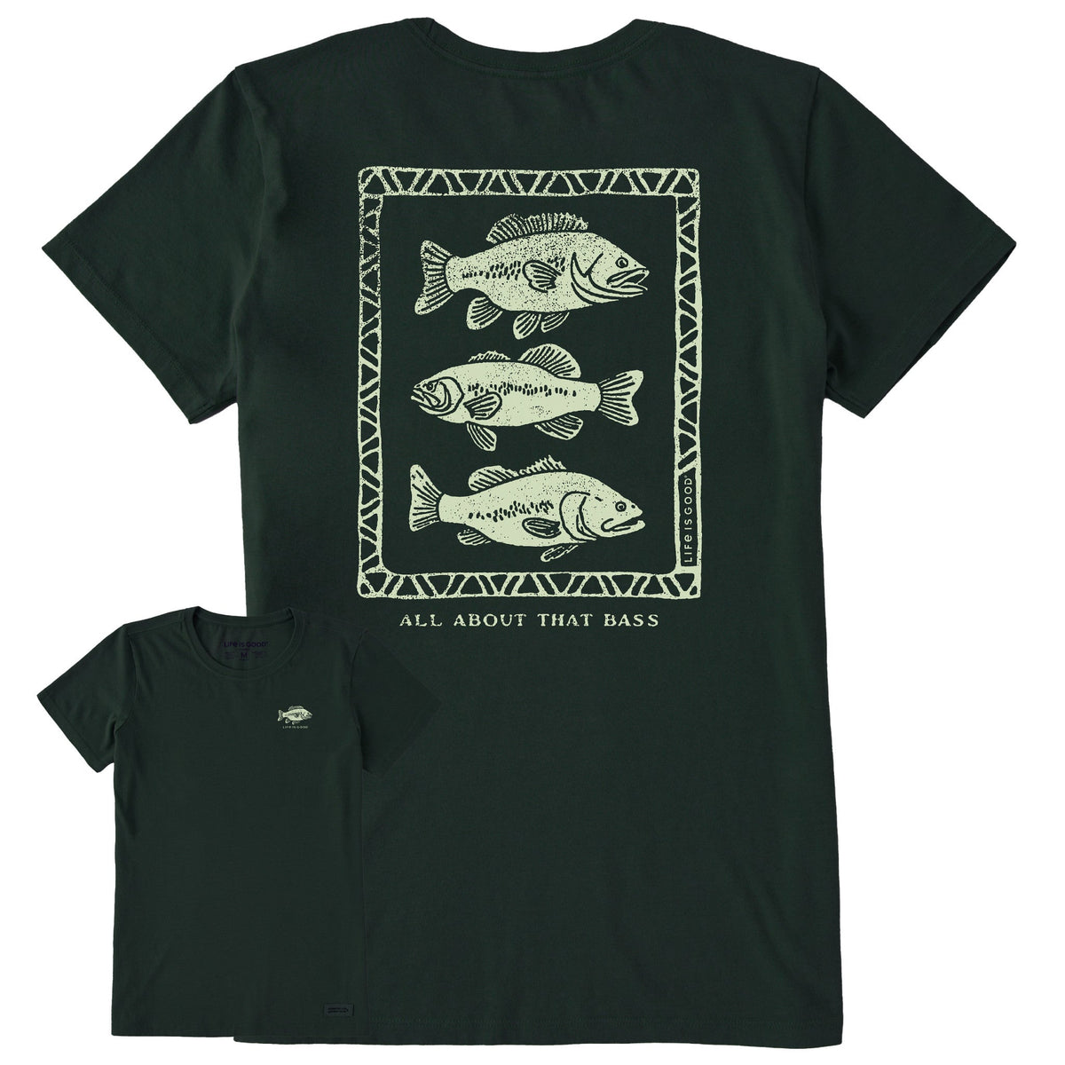 Women's All About That Bass Short Sleeve Crusher Tee