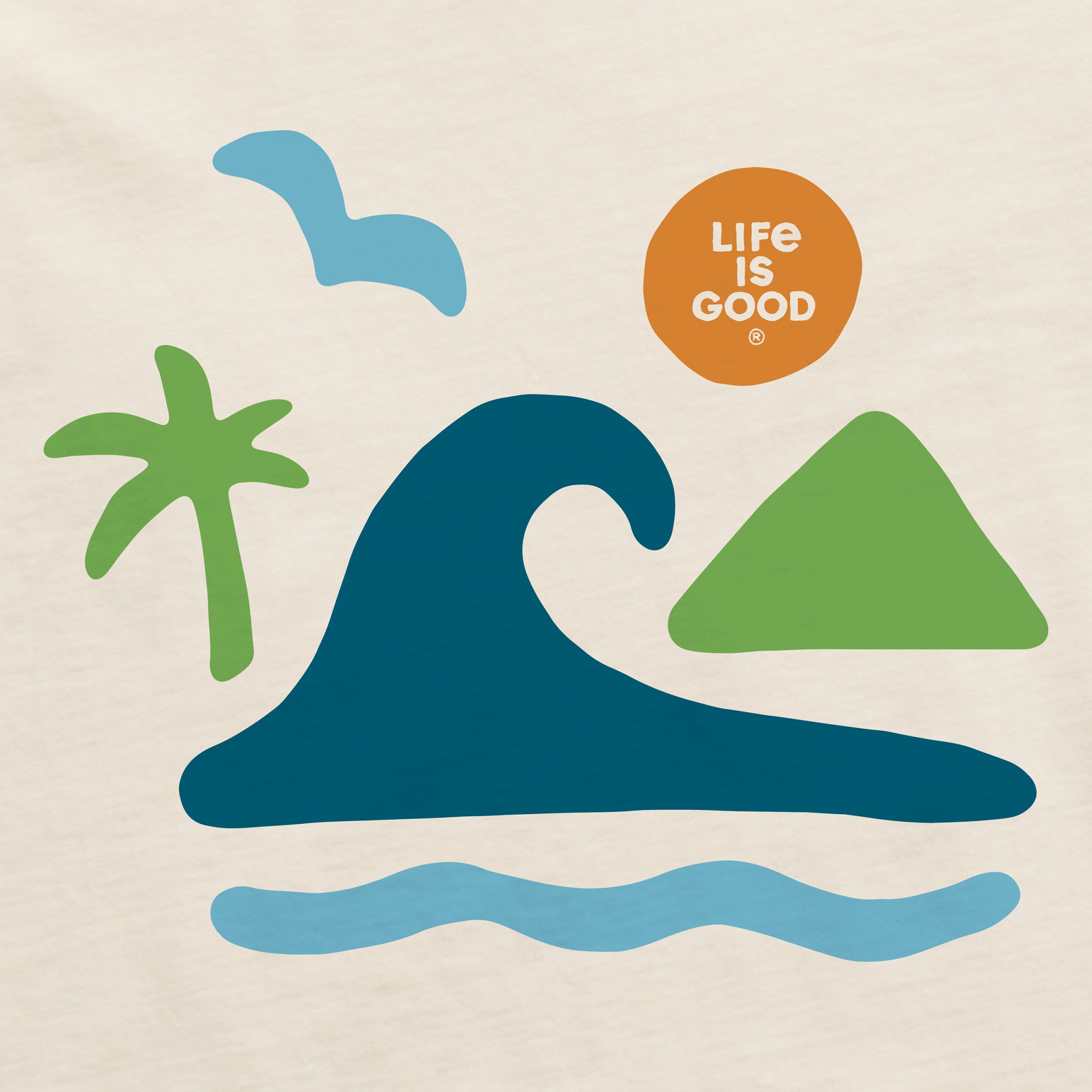Men's The Beach Short Sleeve Crusher Tee