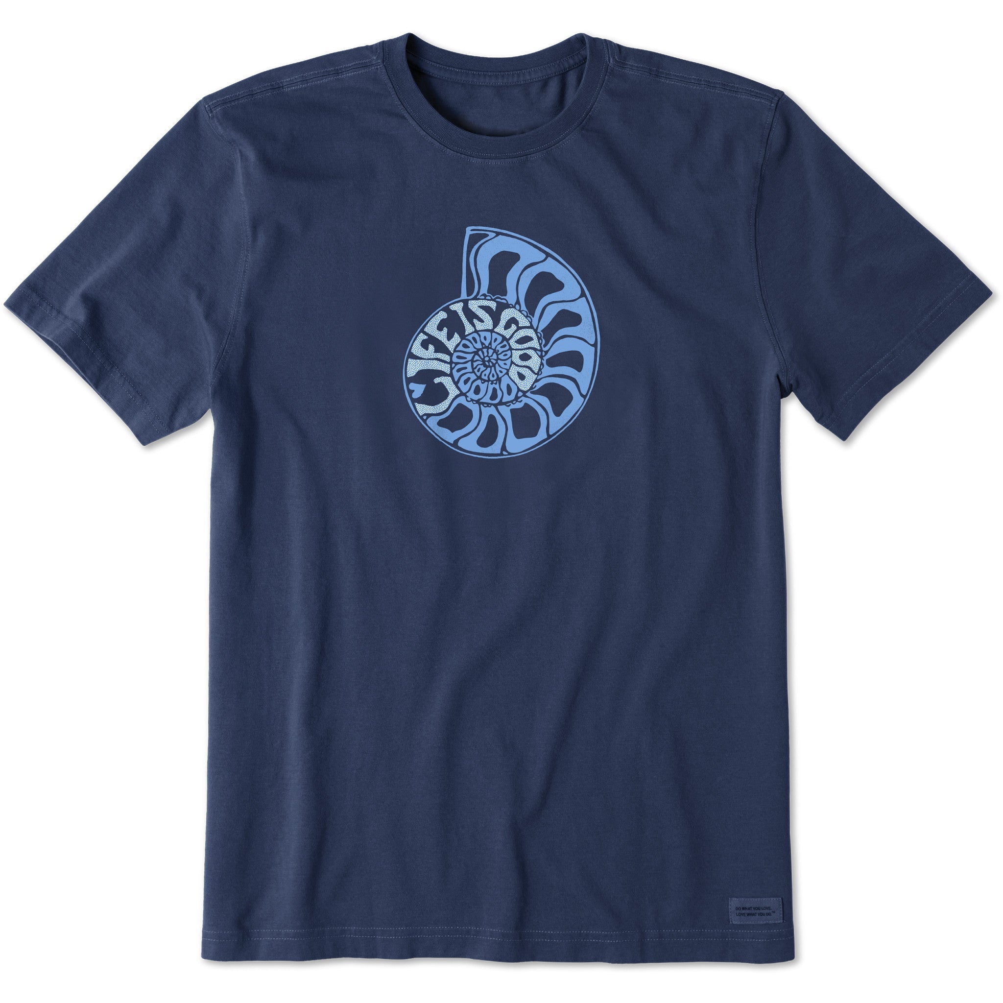 Men's Life is Good Seashell Short Sleeve Tee