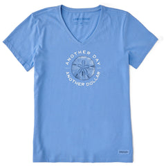 Women's Another Day Another Dollar Short Sleeve Crusher Vee