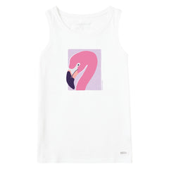 Women's Flamingo Face Crusher Tank