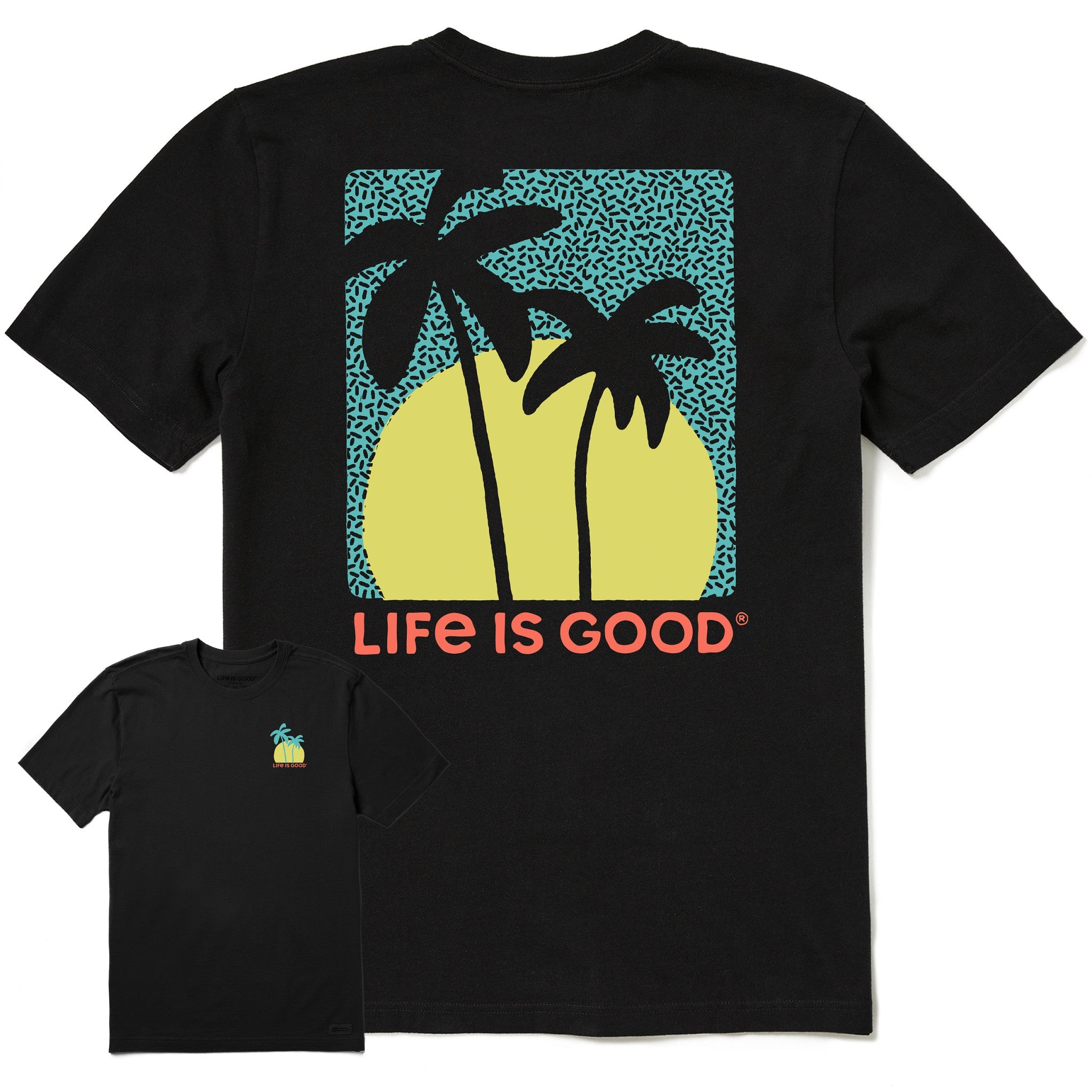Men's Two Palm Sunset Short Sleeve Tee