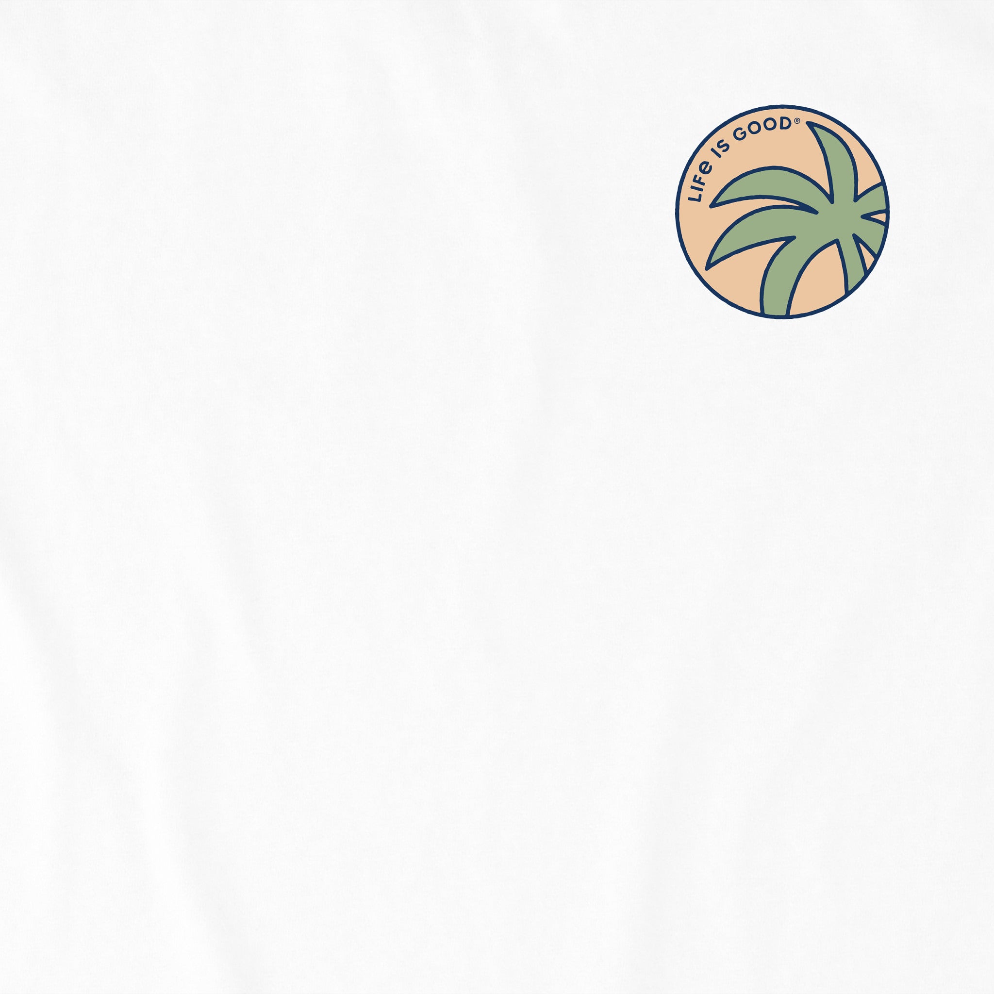 Women's Abstract Beach Short Sleeve Crusher Tee