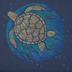 Kids Sea Turtle Swim Short Sleeve Crusher Tee