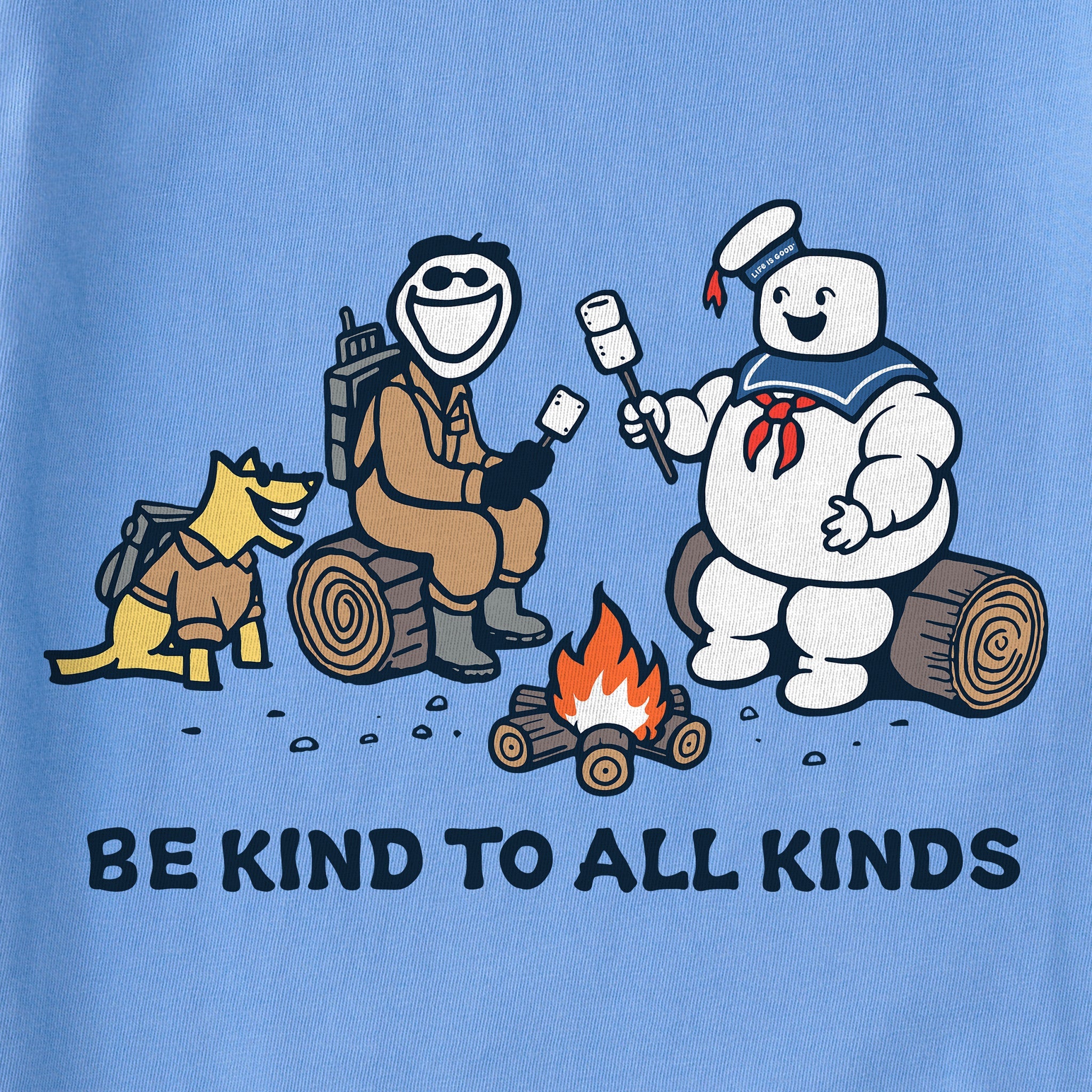 Kids Be Kind to All Kinds Buster Jake Short Sleeve Crusher Tee