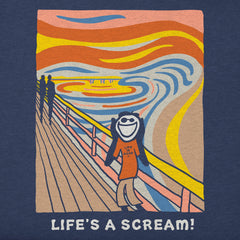 Kids Jake Scream Short Sleeve Crusher Tee