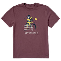 Men's Never Let Go Jake Short Sleeve Crusher Tee