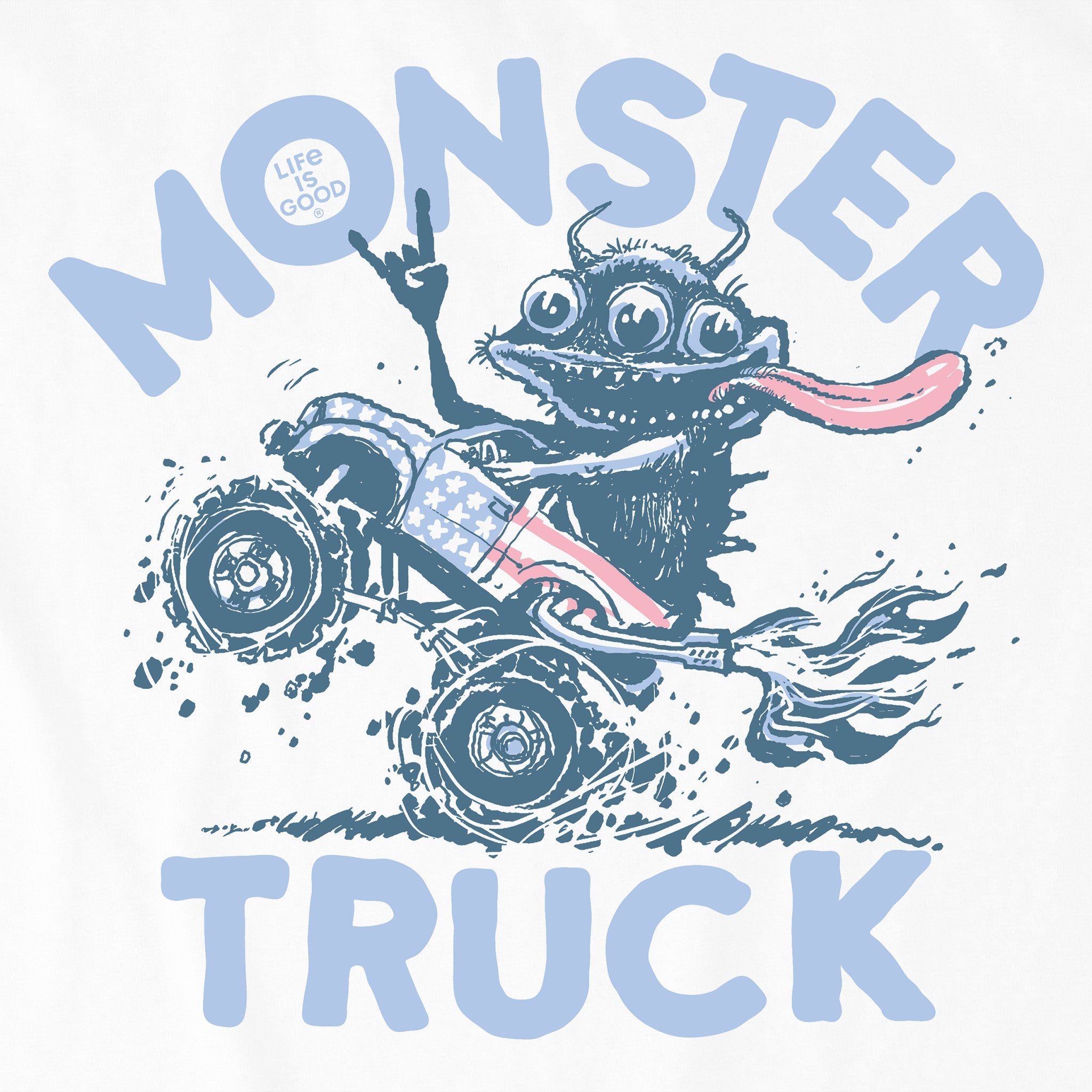 Kids Monster Truck Ride Short Sleeve Crusher Tee