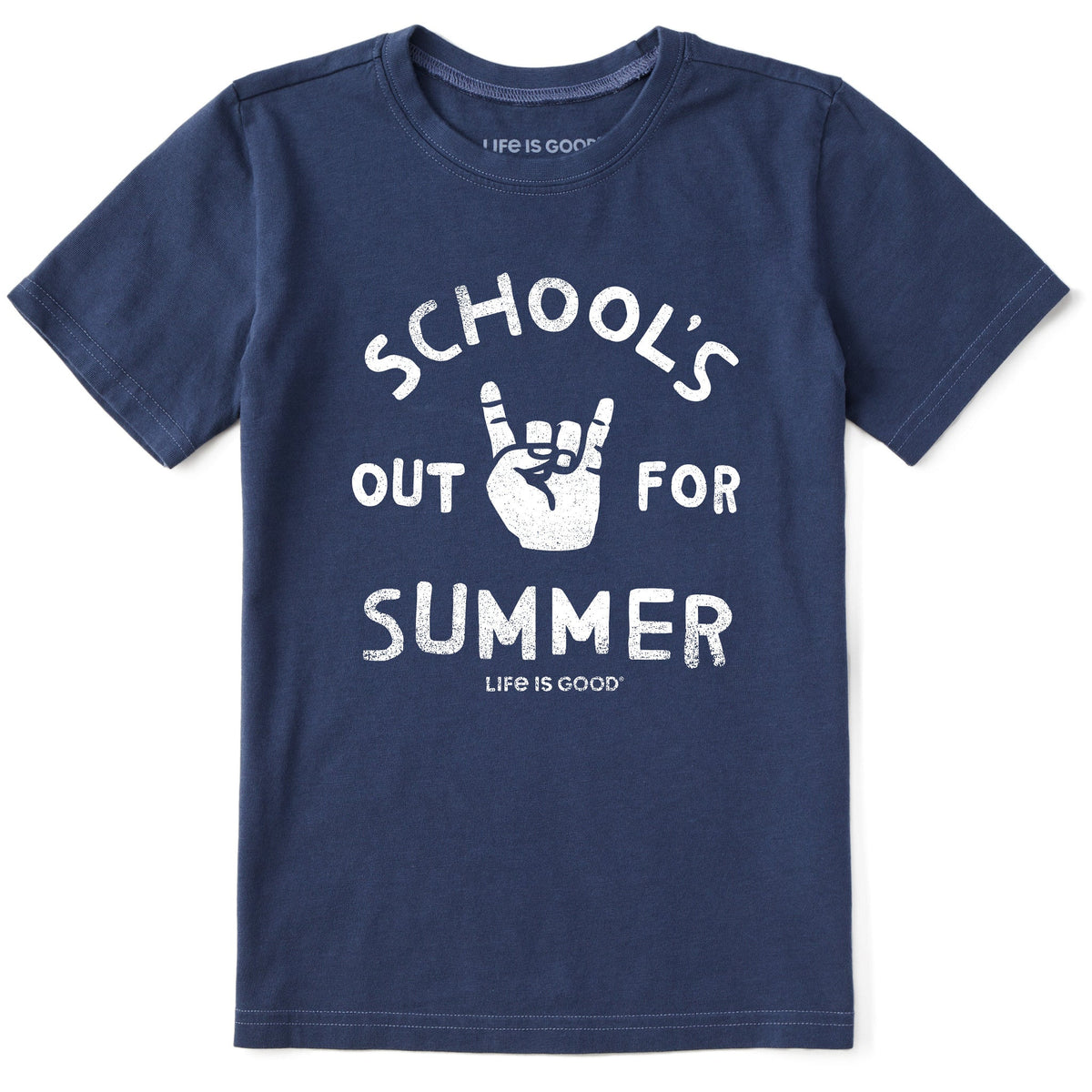 Kids School's Out For Summer Short Sleeve Crusher Tee