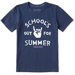 Kids School's Out For Summer Short Sleeve Crusher Tee