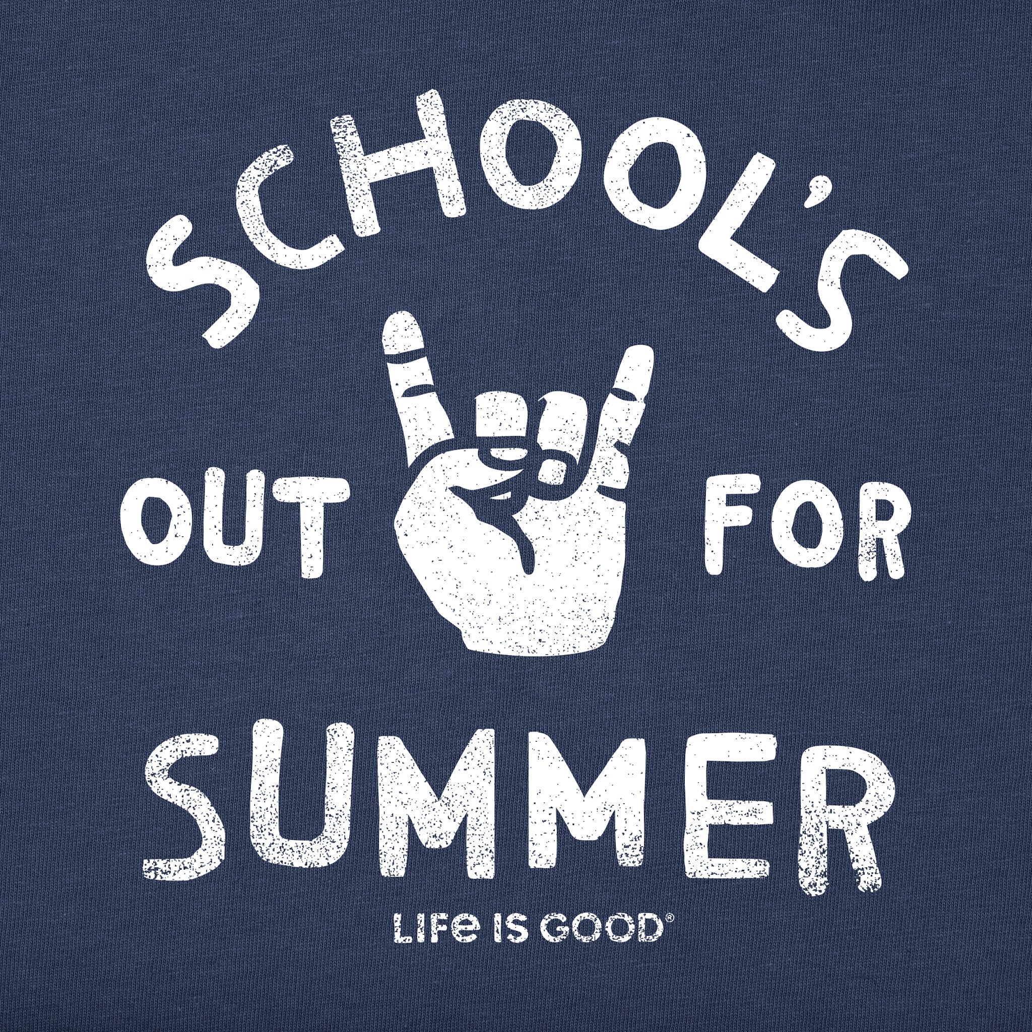 Kids School's Out For Summer Short Sleeve Crusher Tee