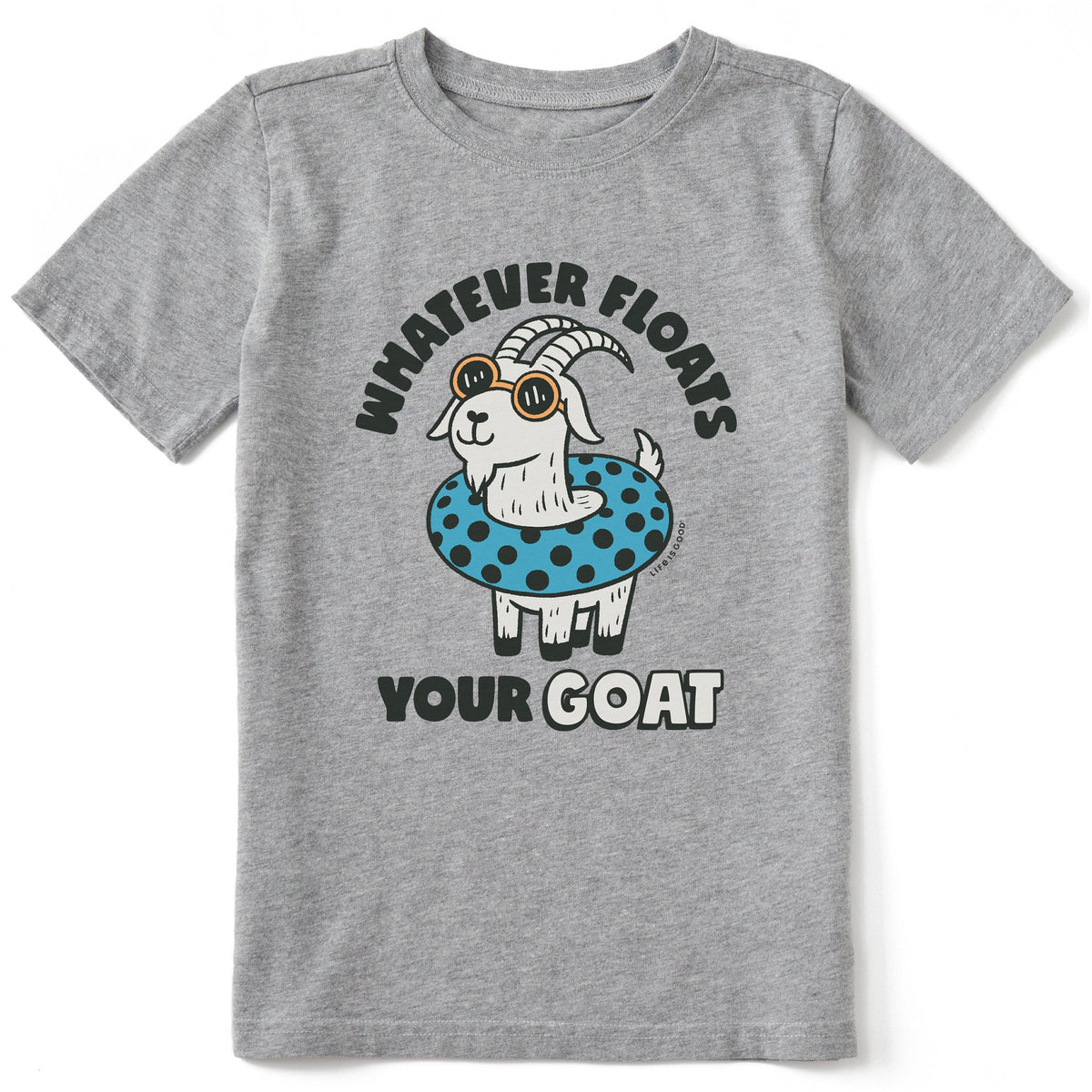 Kids Whatever Floats Your Goat Short Sleeve Crusher Tee