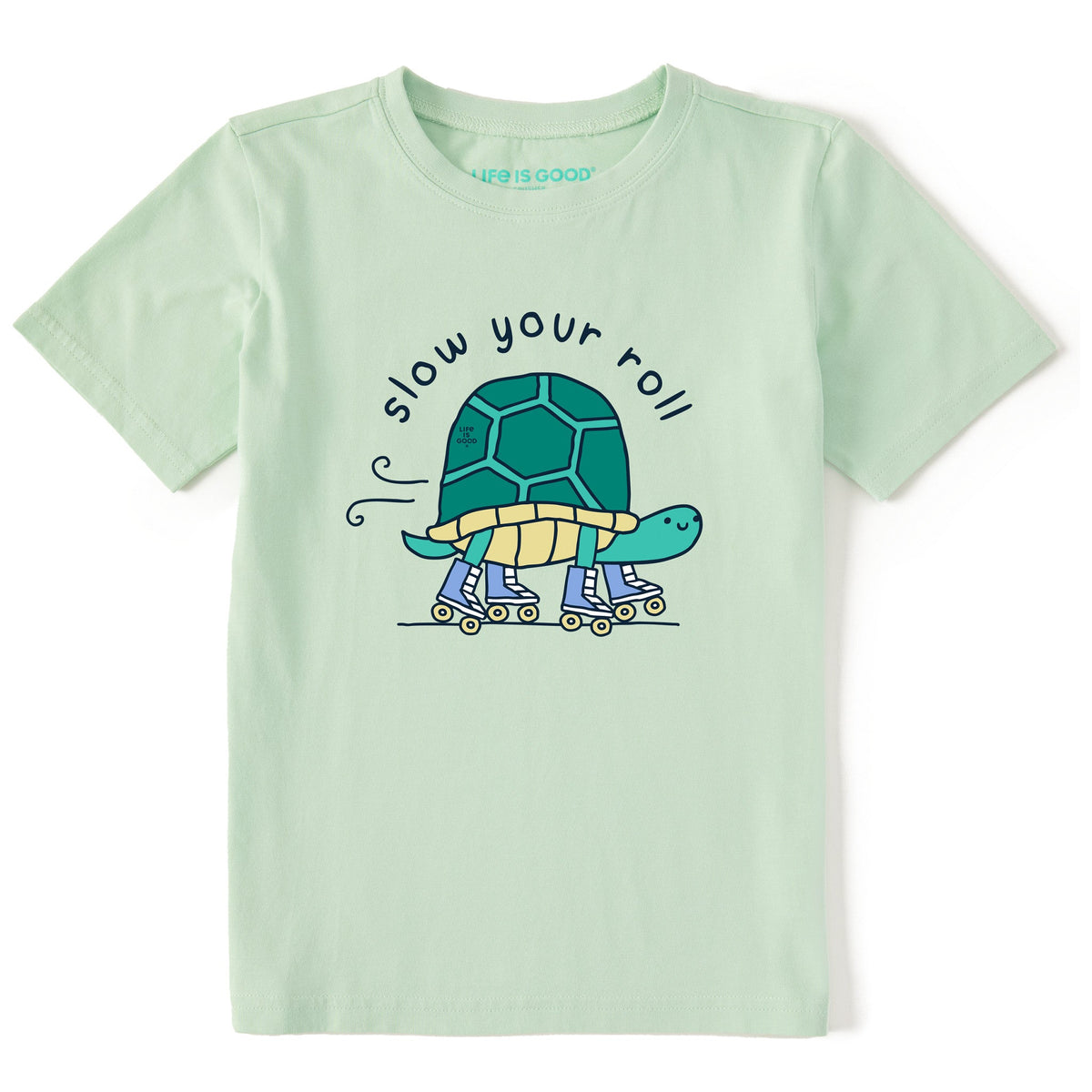 Kids Slow Your Roll Turtle Short Sleeve Crusher Tee