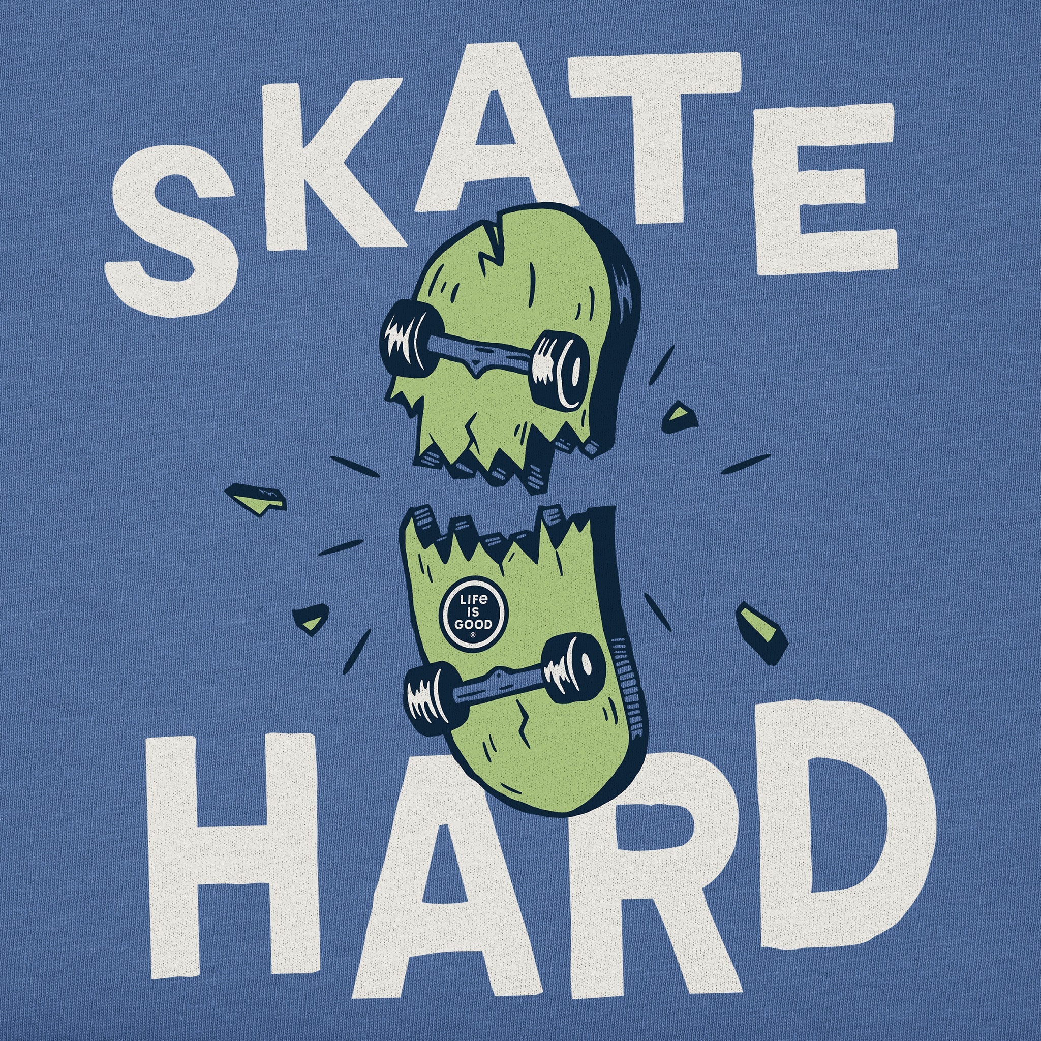 Kids Skate Hard Short Sleeve Crusher Tee