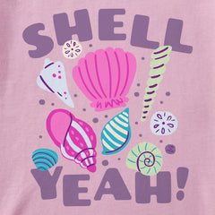 Toddler Shell Yeah Medley Short Sleeve Crusher Tee