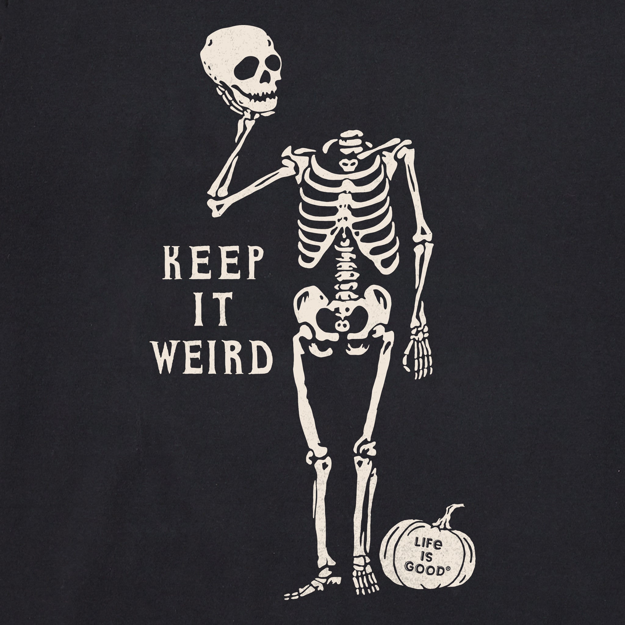 Women's Keep it Weird Skeleton Crusher-LITE Shrunken Tee