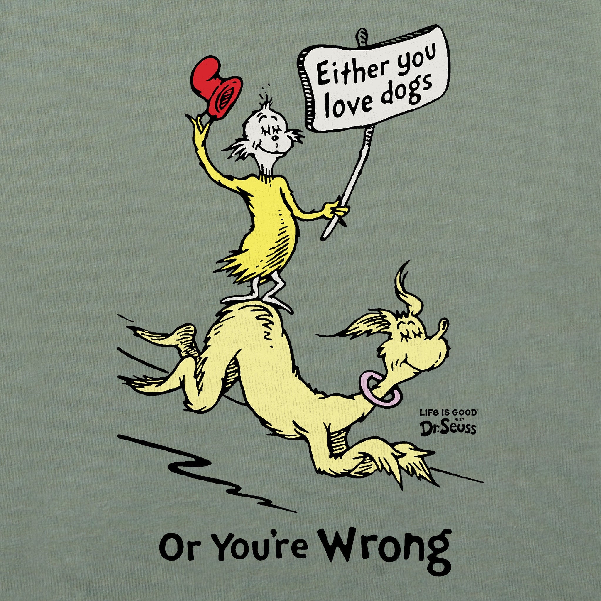 Men's Dr. Seuss Dog Love Short Sleeve Tee