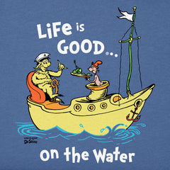Women's Dr. Seuss Life is Good on the Water Short Sleeve Tee