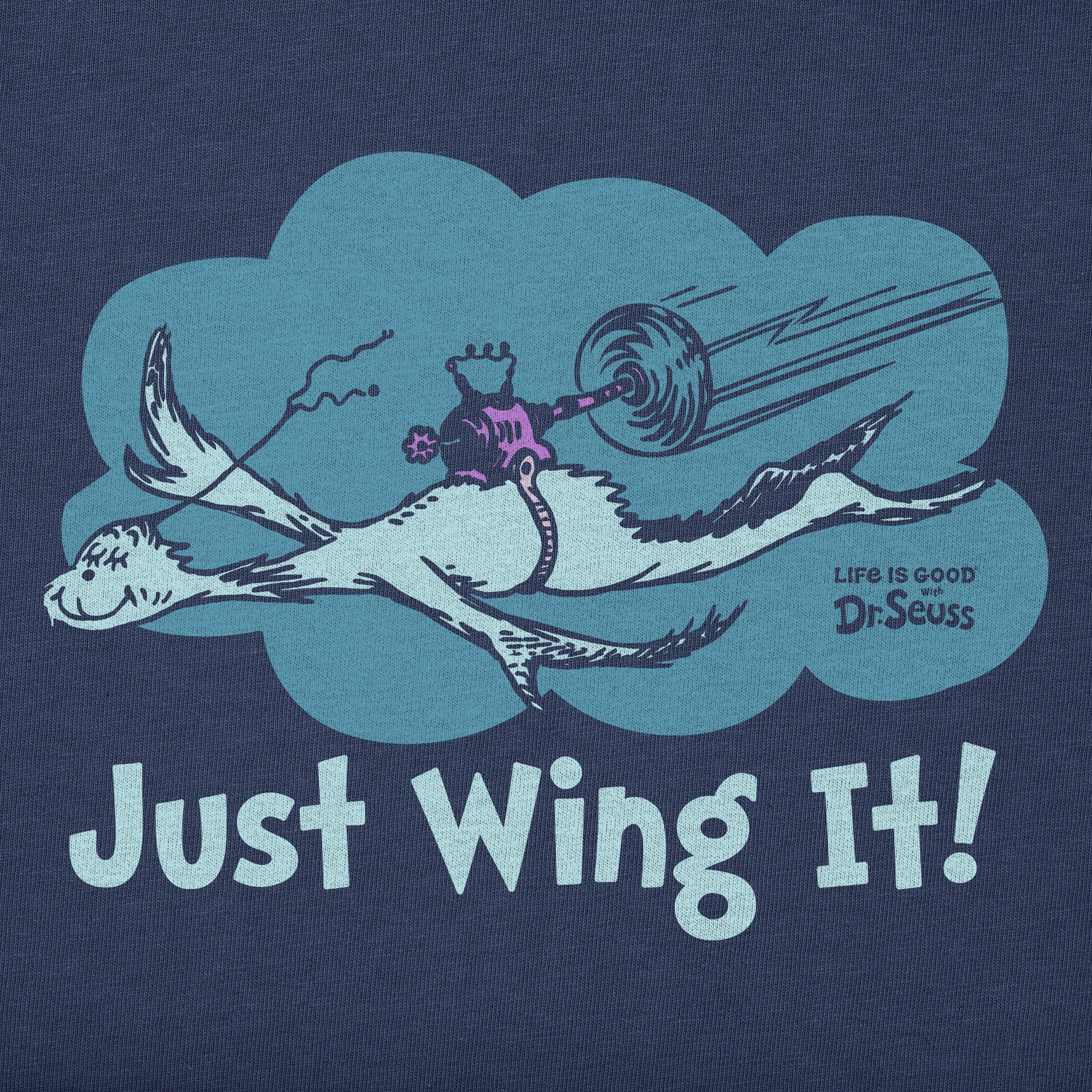 Women's Dr. Seuss Just Wing It Short Sleeve Tee