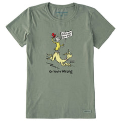 Women's Dr. Seuss Dog Love Short Sleeve Crusher Tee