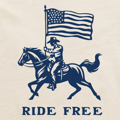 Men's Ride Free Cowboy Short Sleeve Crusher Tee