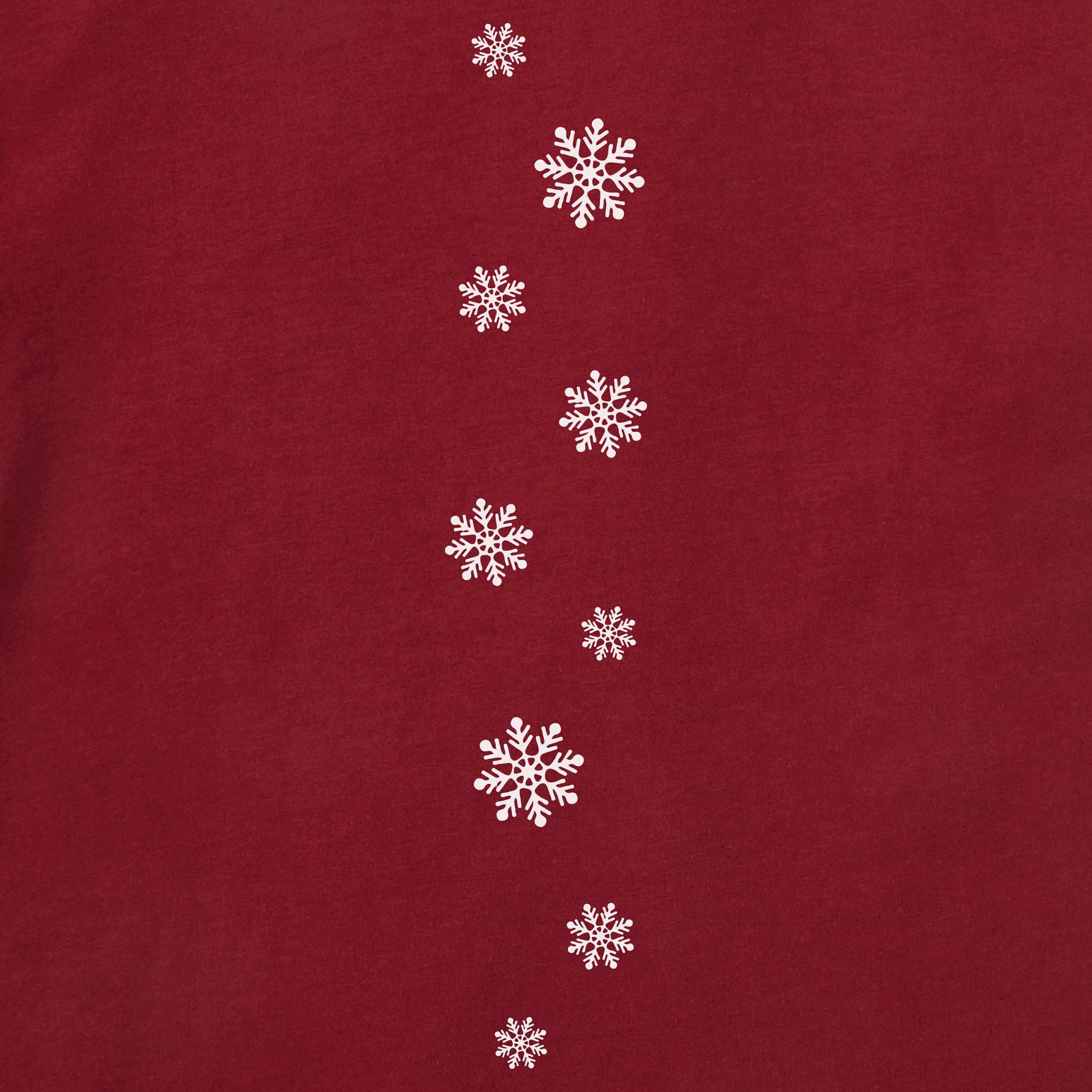 Women's Grinch Peace Love Joy Snow Long Sleeve Crusher Tee