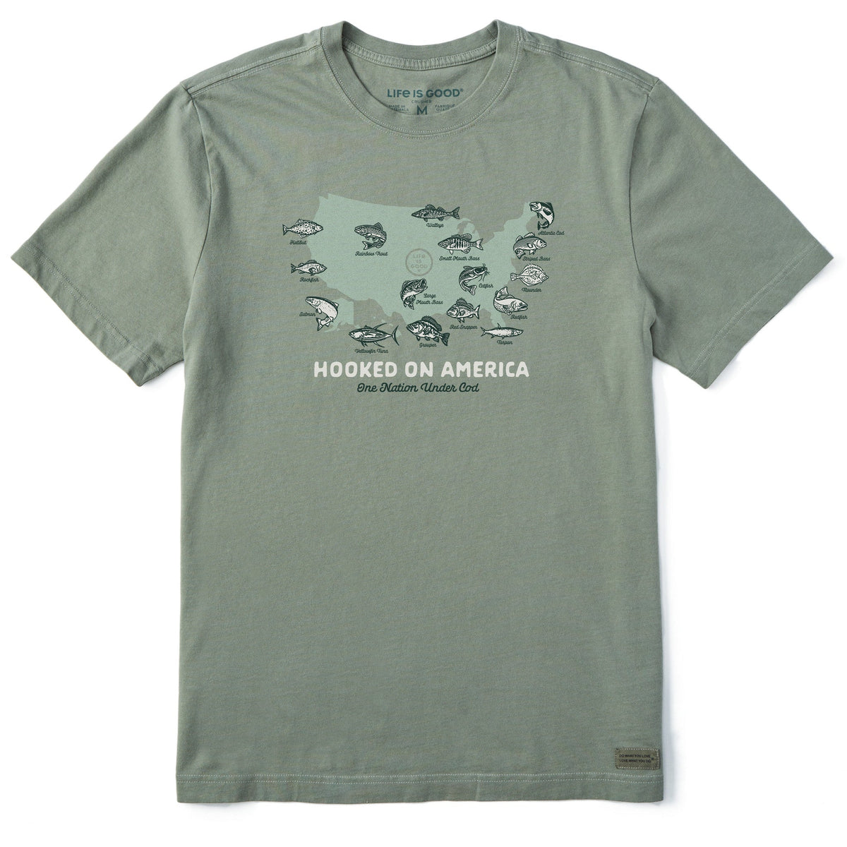 Men's Hooked on America Short Sleeve Tee
