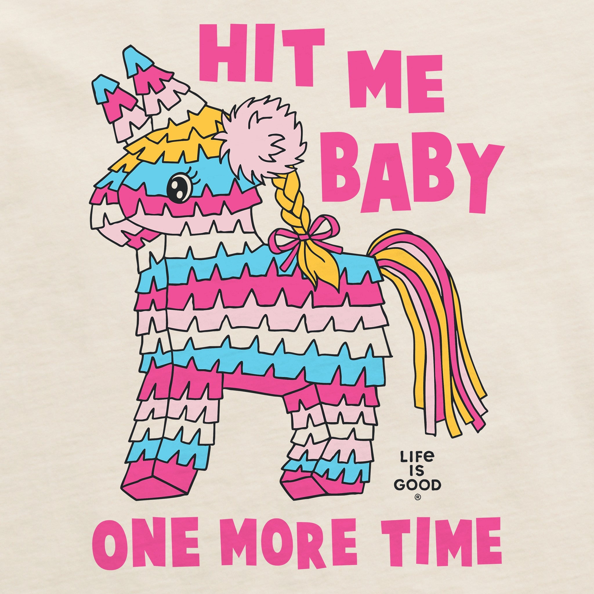Women's Hit Me Baby One More Time Short Sleeve Crusher Boxy Tee