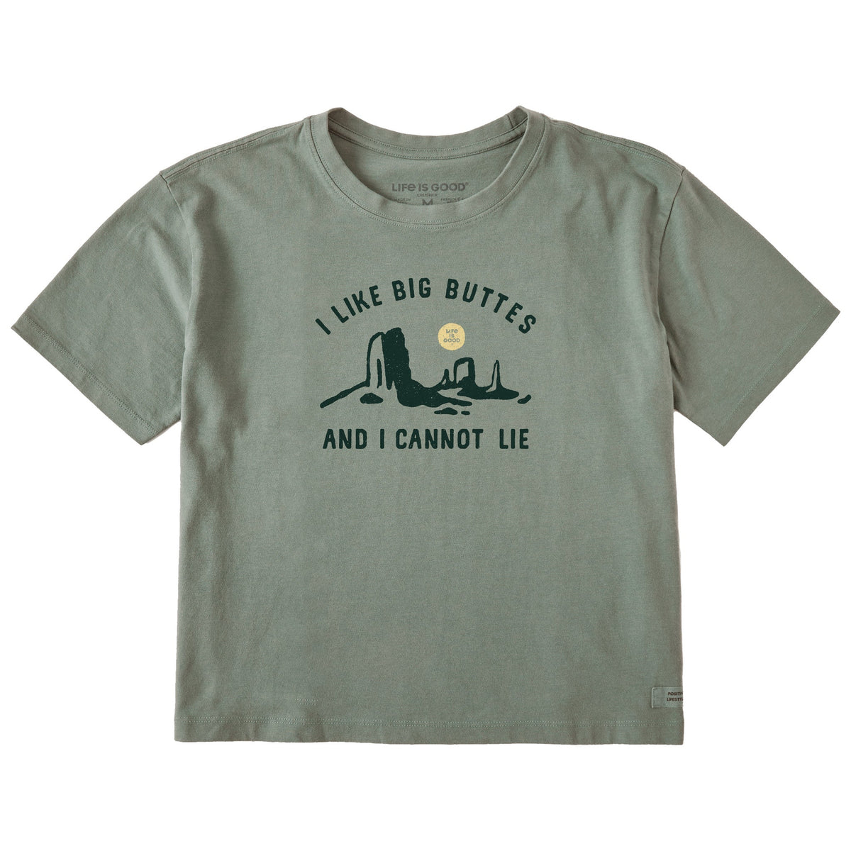 Women's I Like Big Buttes Short Sleeve Crusher Boxy Tee