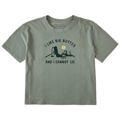 Women's I Like Big Buttes Short Sleeve Crusher Boxy Tee