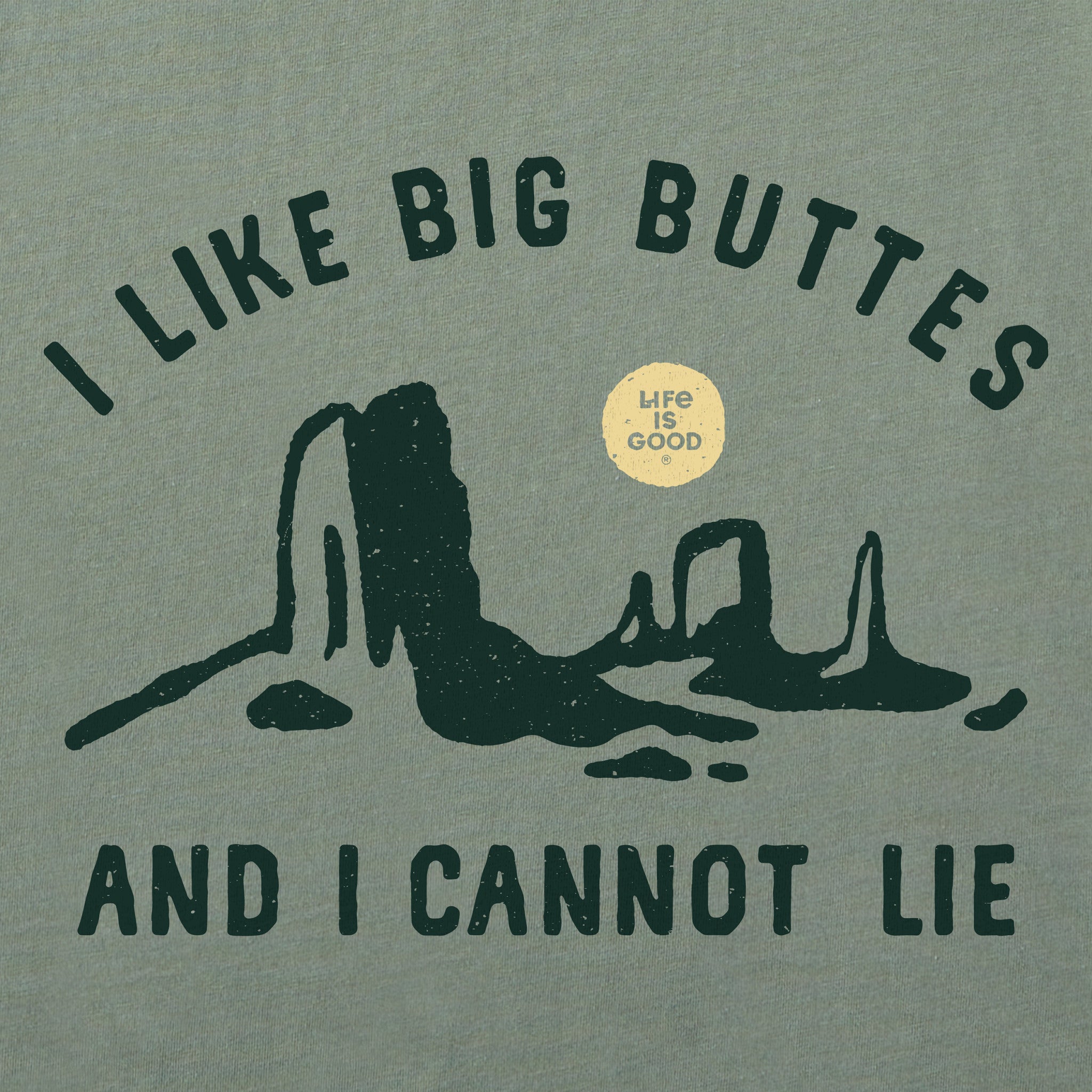 Women's I Like Big Buttes Short Sleeve Crusher Boxy Tee