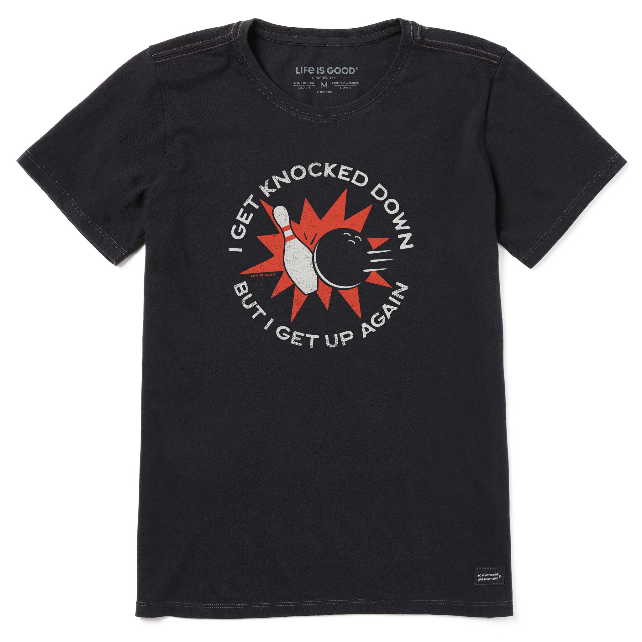 Women's I Get Knocked Down Short Sleeve Tee