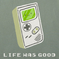 Men's Life Was Good Gameguy Short Sleeve Tee