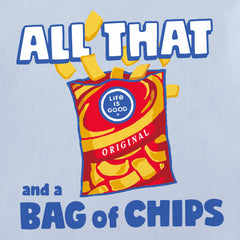 Women's All That and a Bag of Chips Short Sleeve Crusher Boxy Tee